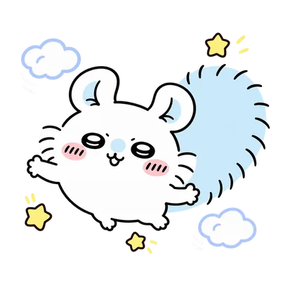 小桃張開雙手在星星與雲朵間開心飛翔的透明背景圖片