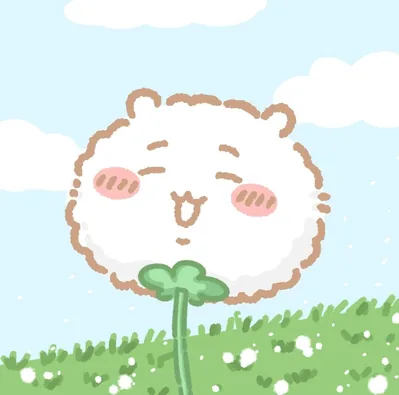 化身毛茸茸蒲公英嘟嘴吹氣的療癒吉伊卡哇PFP