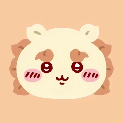 臉頰泛紅的可愛獅薩特寫吉伊卡哇大頭貼