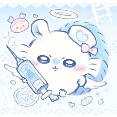 化身天使護士手拿針筒的小桃吉伊卡哇大頭貼
