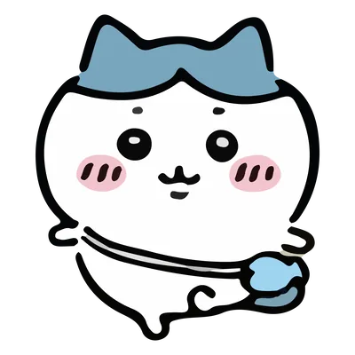 揹著藍色斜背小包微笑賣萌的可愛小八去背圖片