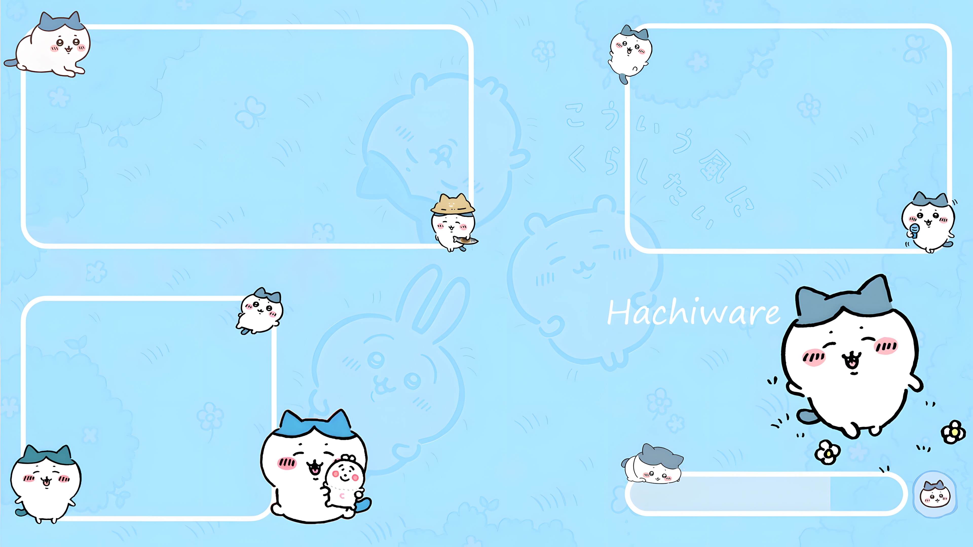 Hachiware Pattern 【4K High Quality】Hachiware Desktop/PC Wallpaper | Background Image Free ...