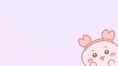 Cute Furuhonya peeking from the corner on a purple background for PC Wallpaper
