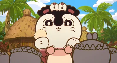 โมมงกะ Momonga ในหมู่บ้านเกาะเขตร้อนสุดน่ารักสำหรับ คอมพิวเตอร์ วอลเปเปอร์ 4K