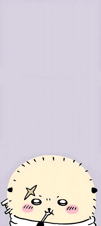 Cute Rakko peeking from the bottom with sword for Phone Background