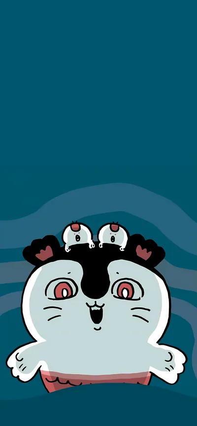 เซเรน Siren จากชิคาวะว่ายน้ำในทะเลสีน้ำเงินเข้มสำหรับวอลเปเปอร์มือถือ