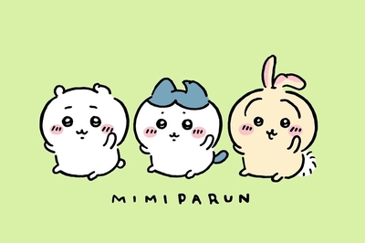 ちいかわ、ハチワレ、うさぎが可愛いポーズで - パソコン壁紙