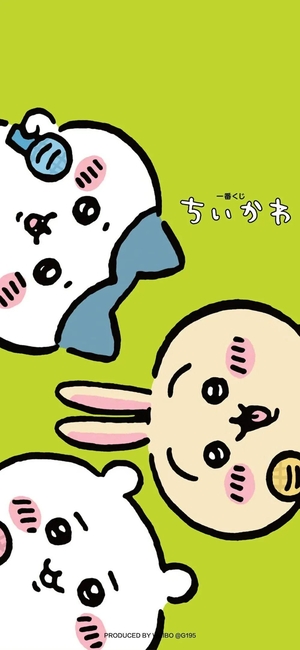 ちいかわ、ハチワレ、うさぎが可愛くインタラクション - ちいかわ壁紙