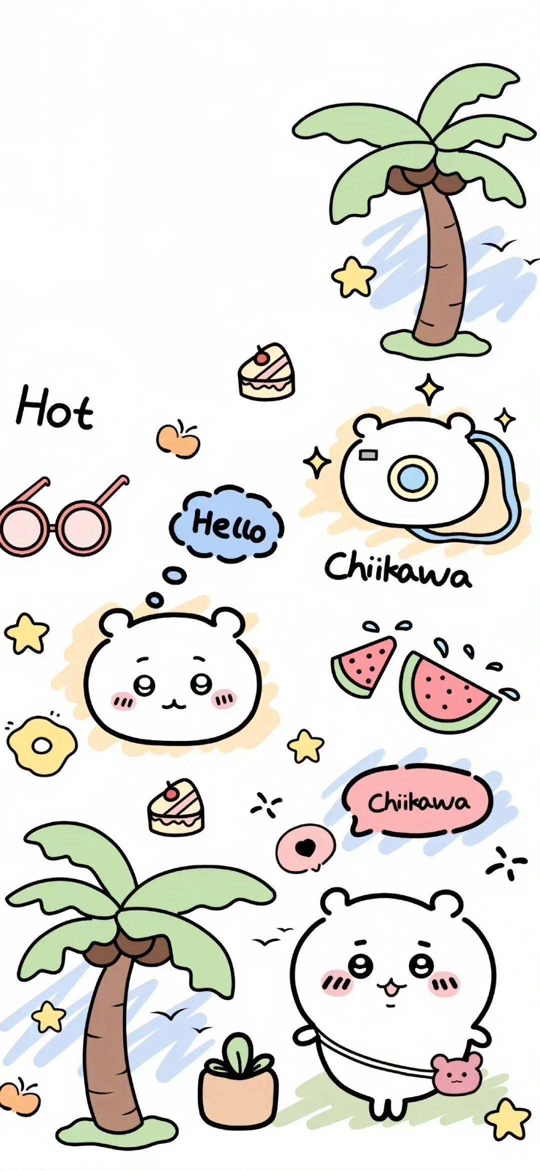 Chiikawa Computer Background 【4K High Quality】chiikawa Mobile/iPhone Wallpaper | Background Image ...
